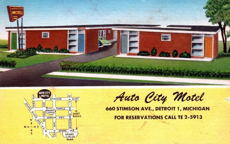 Auto City Motel - Vintage Postcard (newer photo)